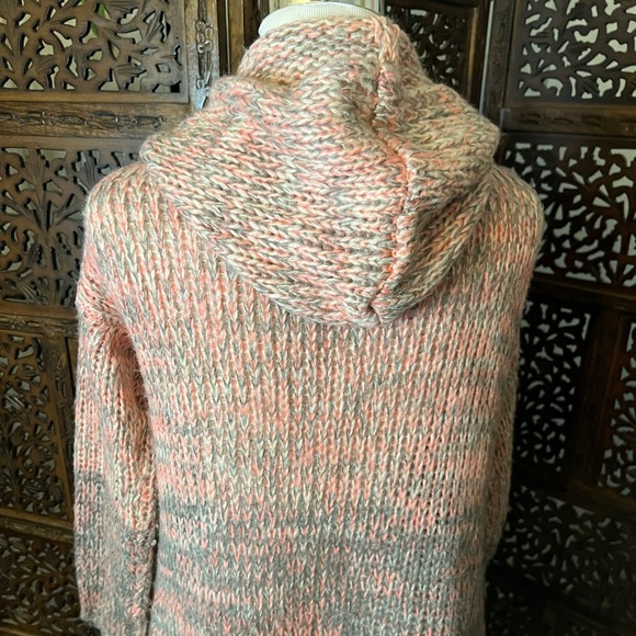 Ombré Hooded Cardigan - Picture 6 of 6